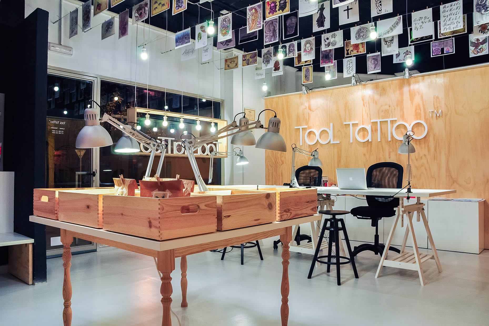 Hall entrada estudio tatuajes