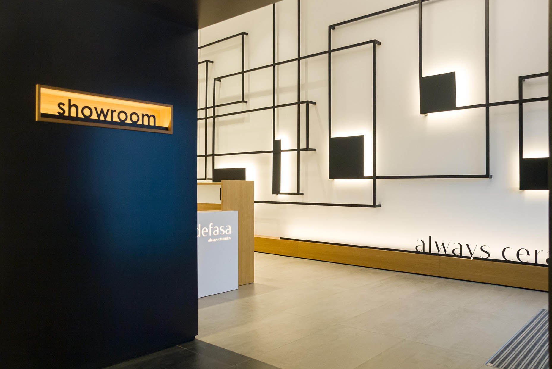 Diseño e interiorismo para el showrrom de Undefasa.