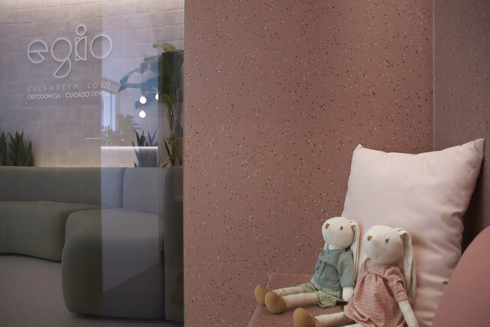 Detalle de acabados para zona infantil