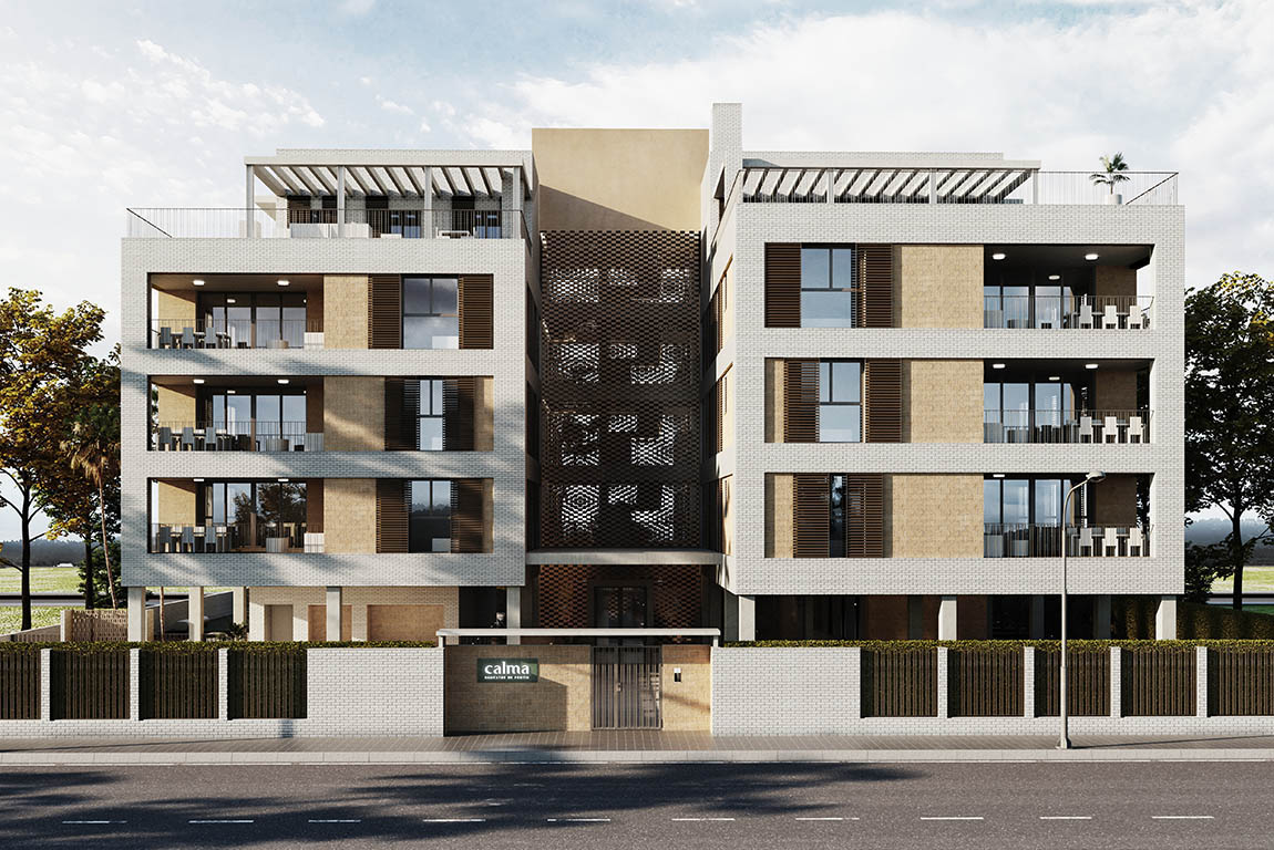 Diseño de espacios comunes del complejo residencial