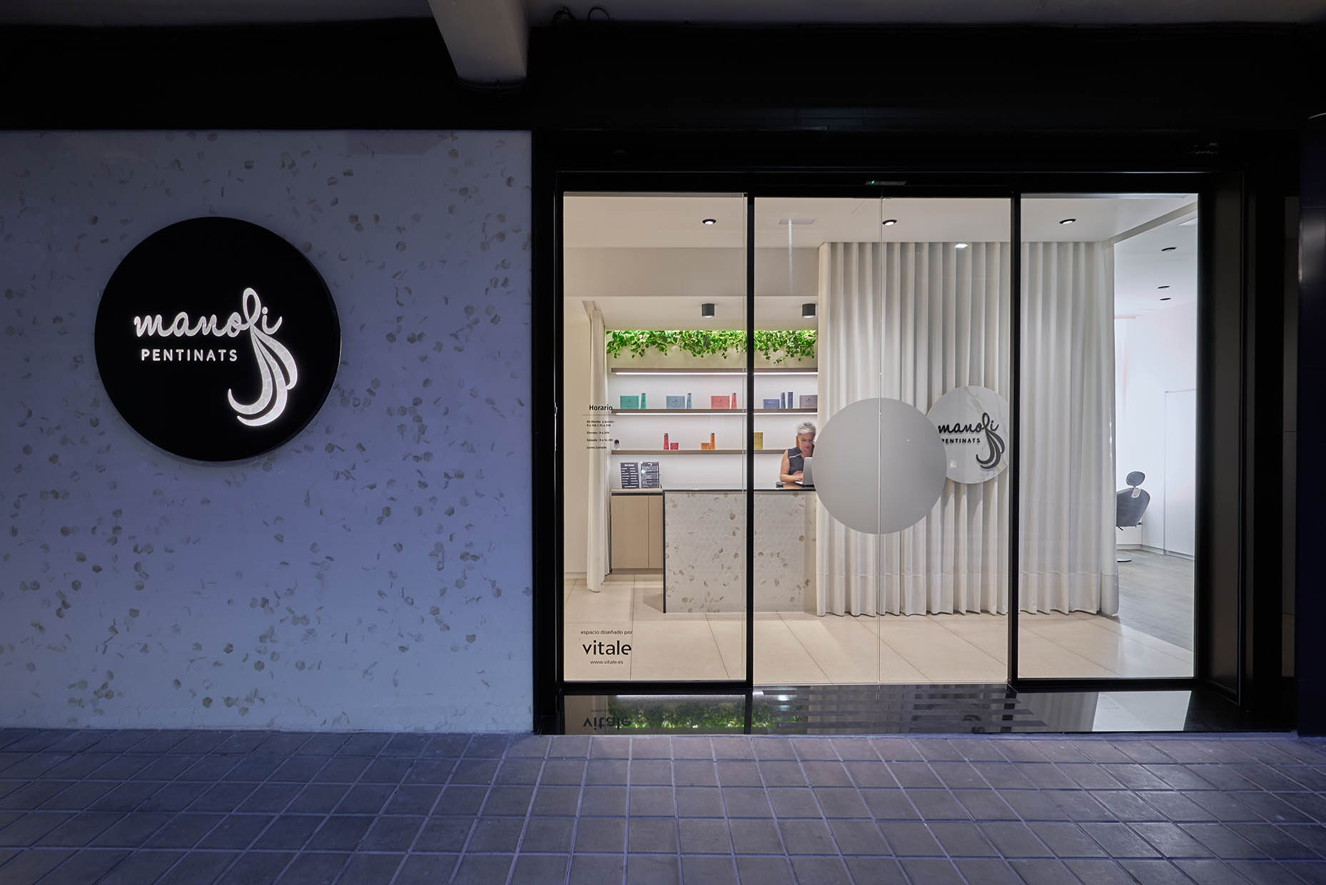 Diseño de centro de peluquería y estética