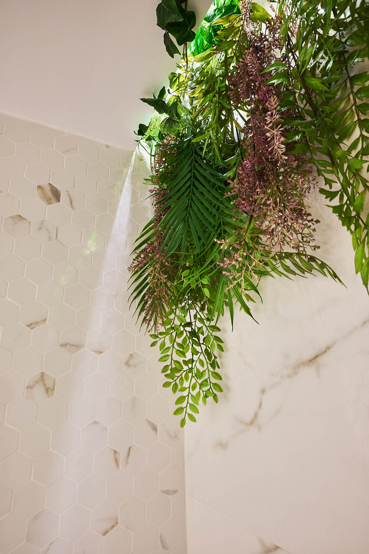 Diseño de centro de peluquería y estética, biofilia