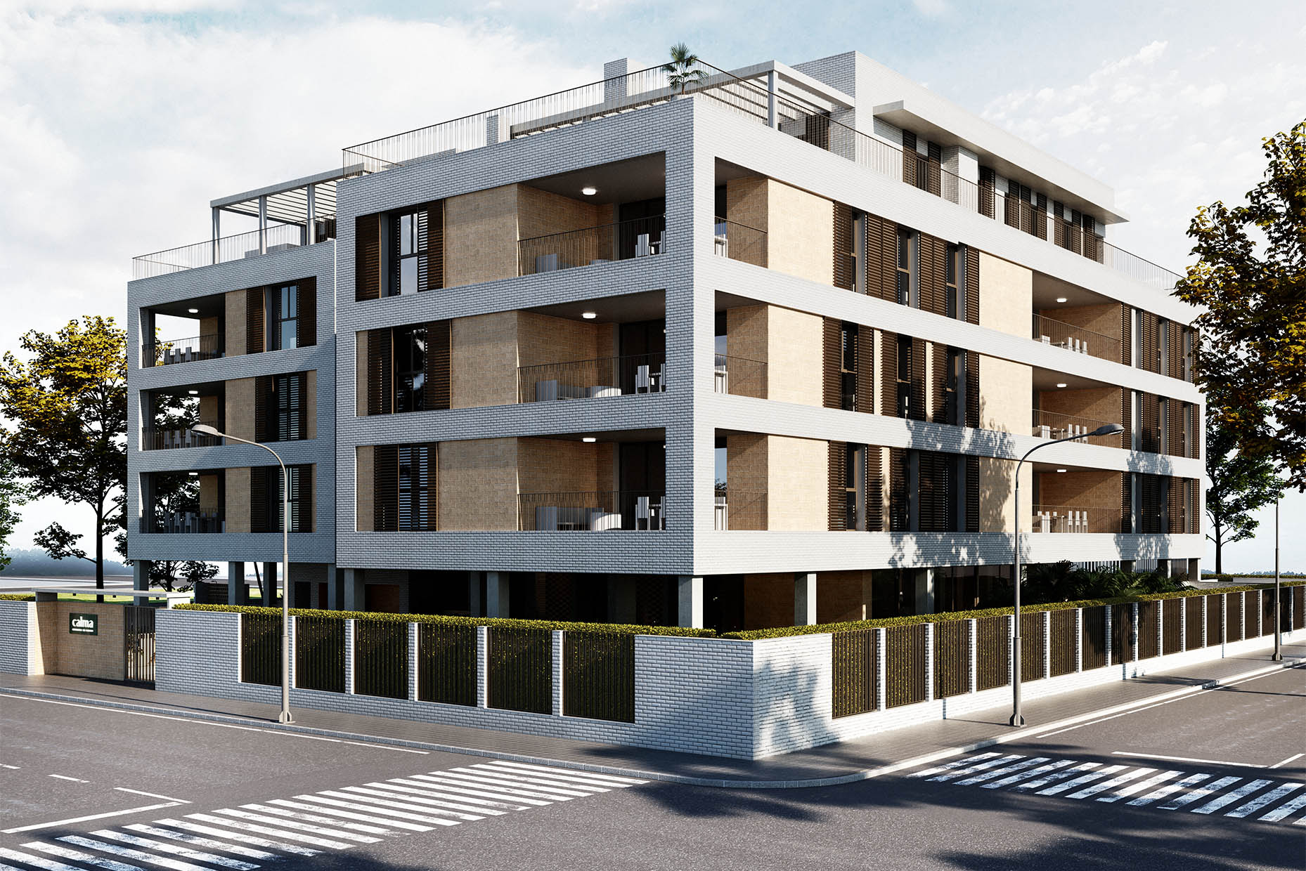 Diseño y estrategia de complejo residencial, la calma.