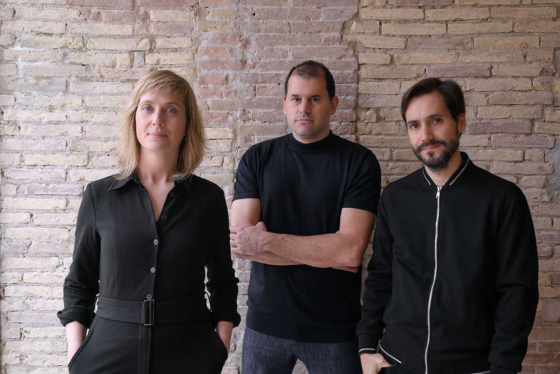 Equipo Vitale, formado por Lucía, Santi y Carlos