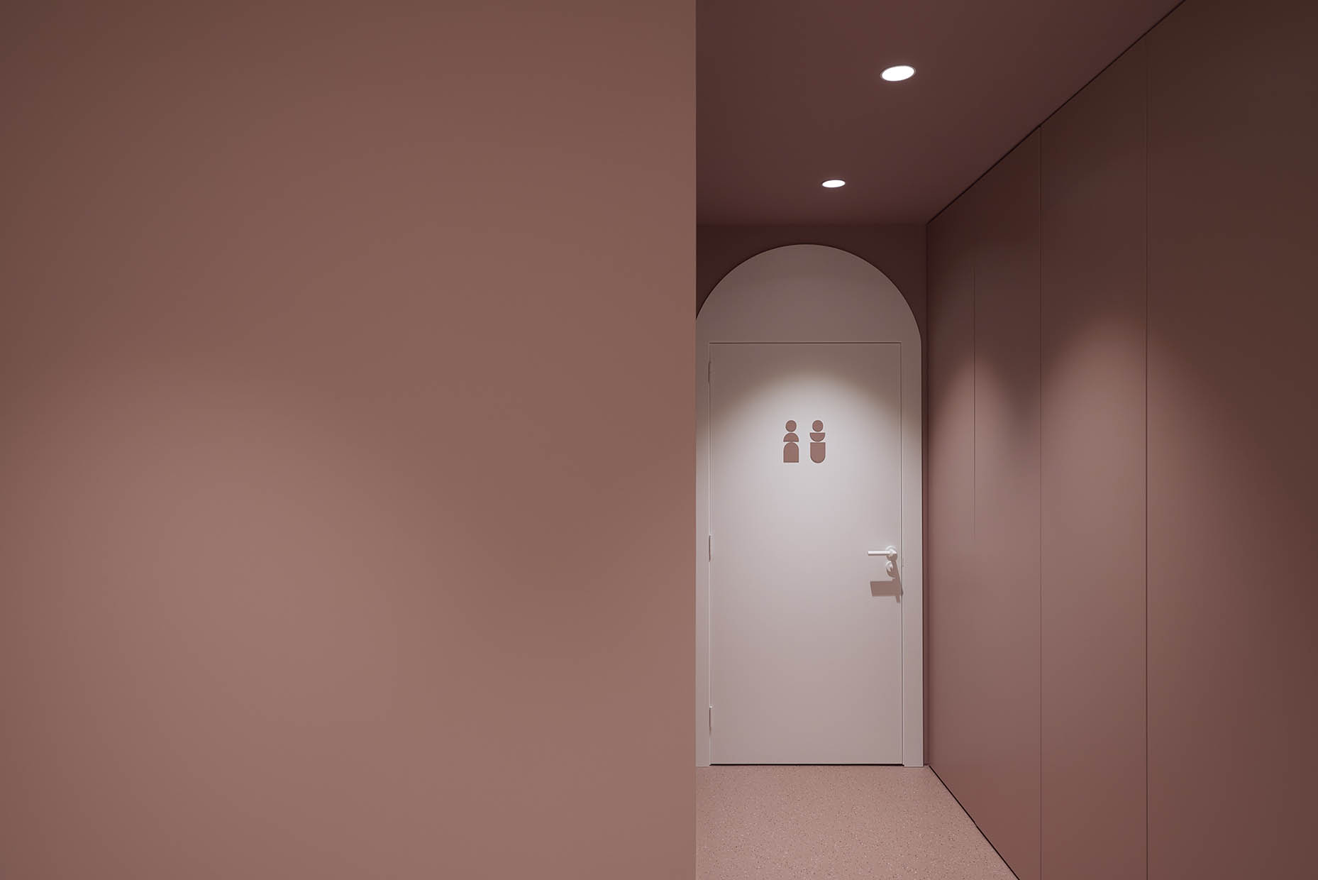 Pasillo ascensión baño