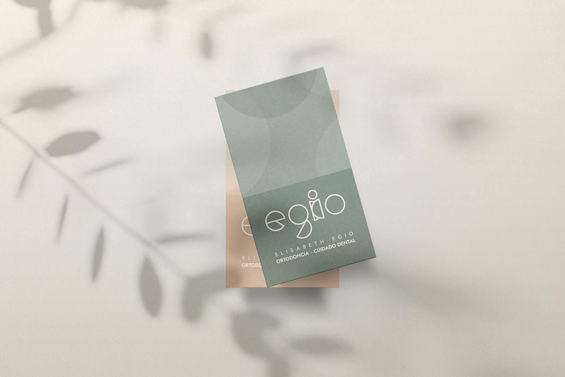 Diseño tarjeta clínica dental Elisabeth Egio