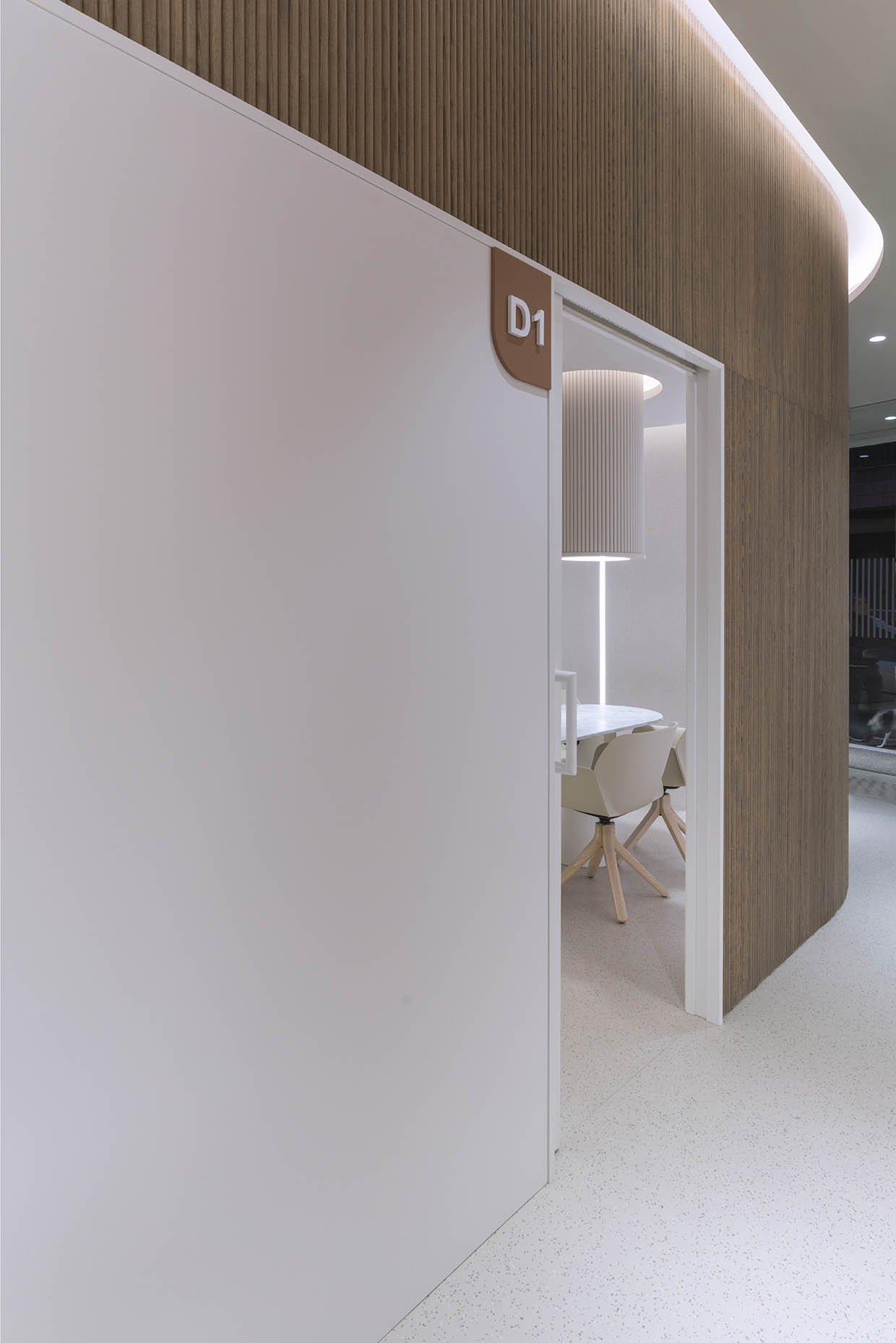 Diseño pasillo clínica dental