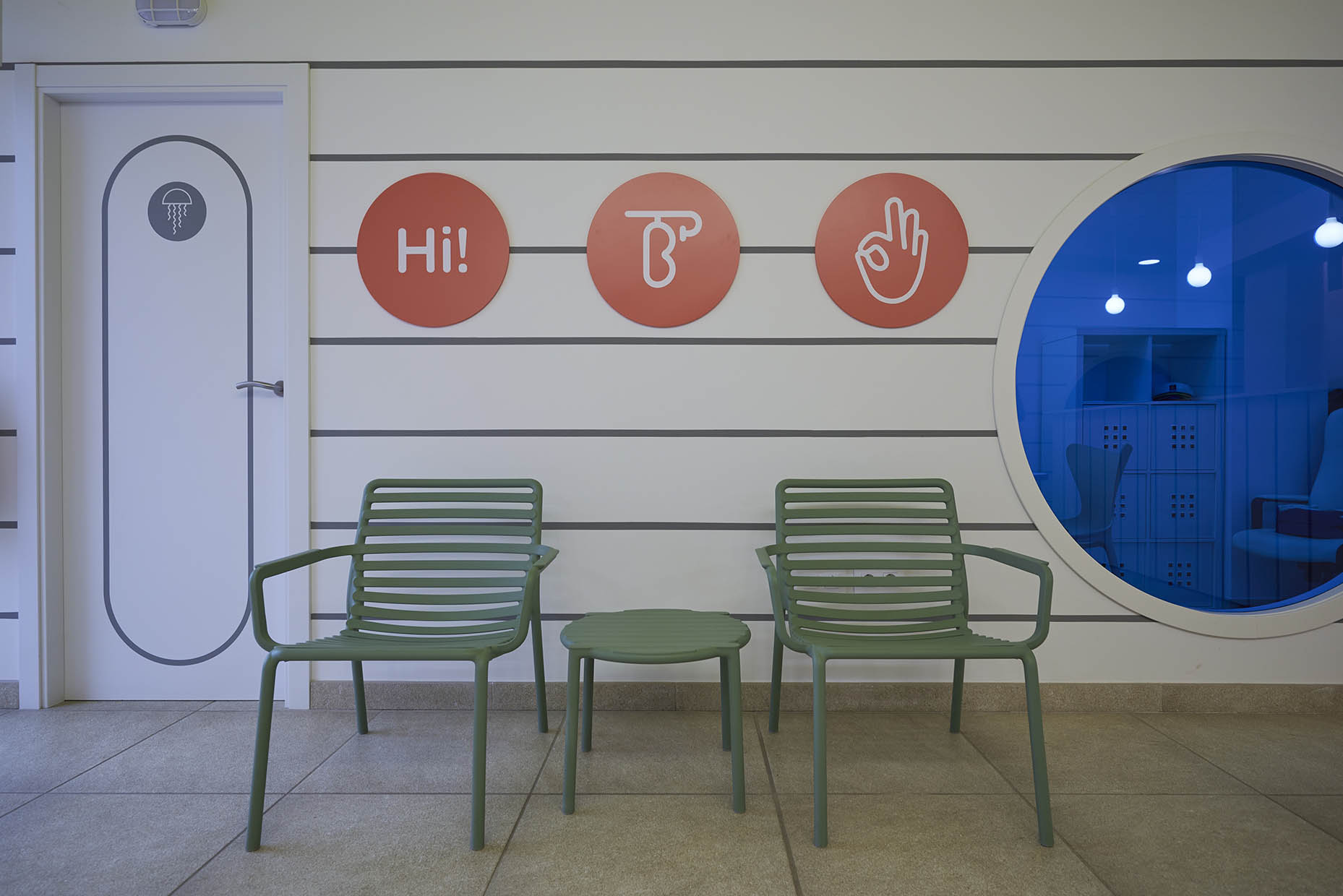Interiorismo de academia de idiomas